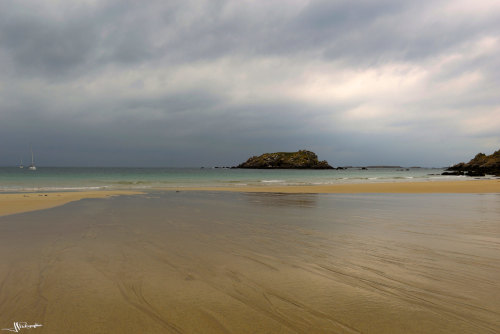 paysage de plage de l'ile de houat